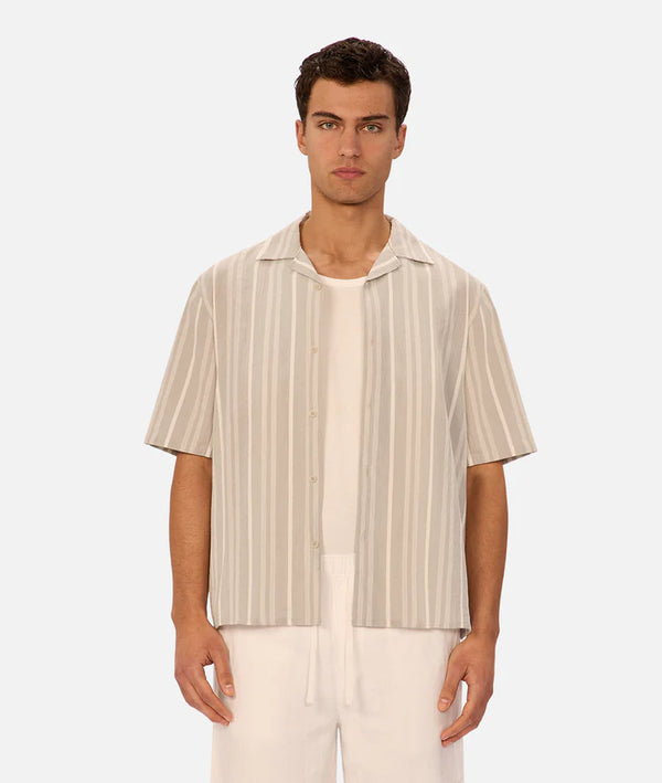The Manzoni SS Shirt - Sage White