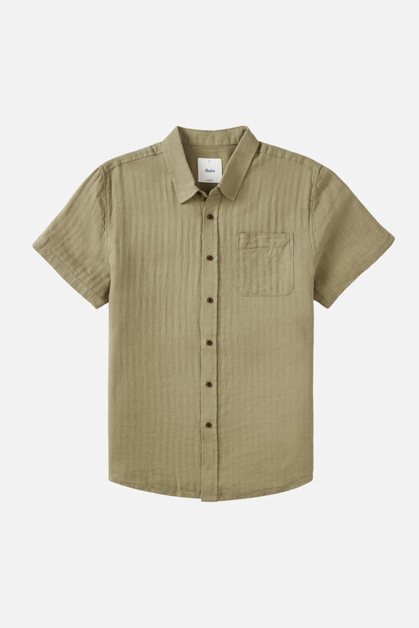 Alan Solid Shirt - Moss