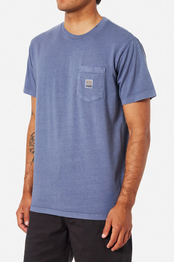 Anemone Pocket Tee - Blue