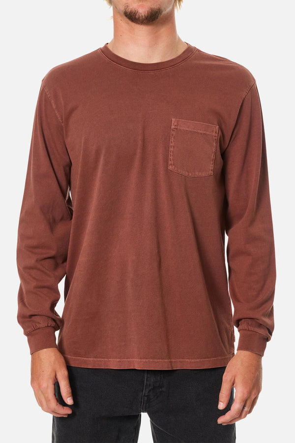 Base LS Tee - Mahogany