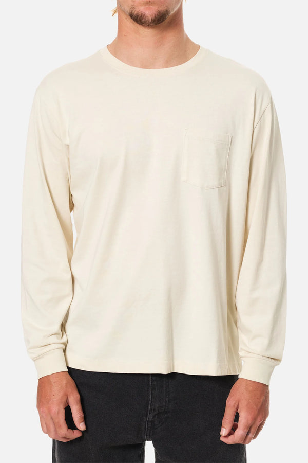 Base Long Sleeve Tee - Vintage White