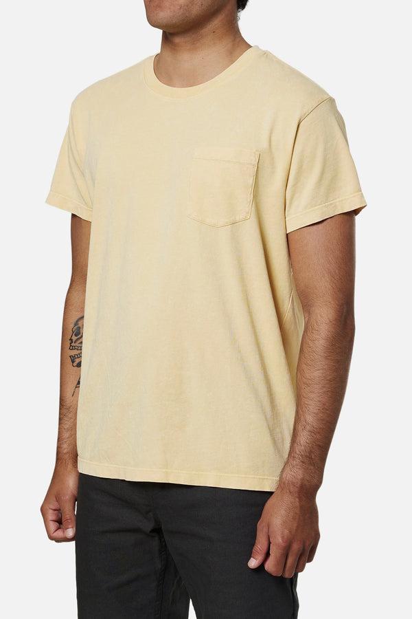 Base Tee - Sun Yellow Sand Wash