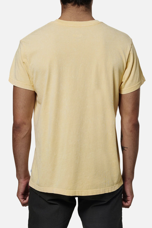 Base Tee - Sun Yellow Sand Wash