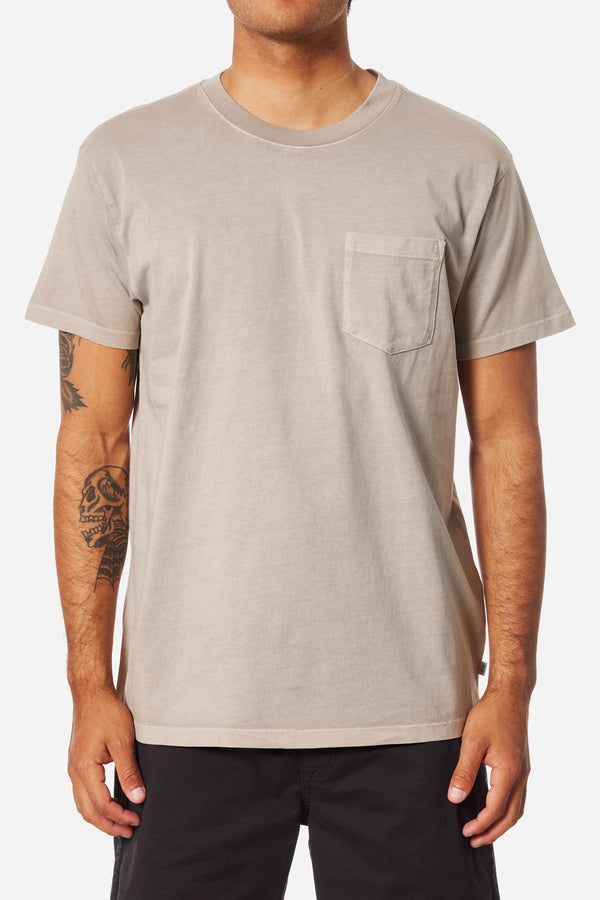 Base Tee - Vintage Khaki Pigment Dye
