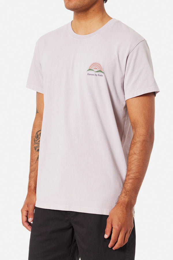 Distance Tee - Light Lavender Pigment Dye