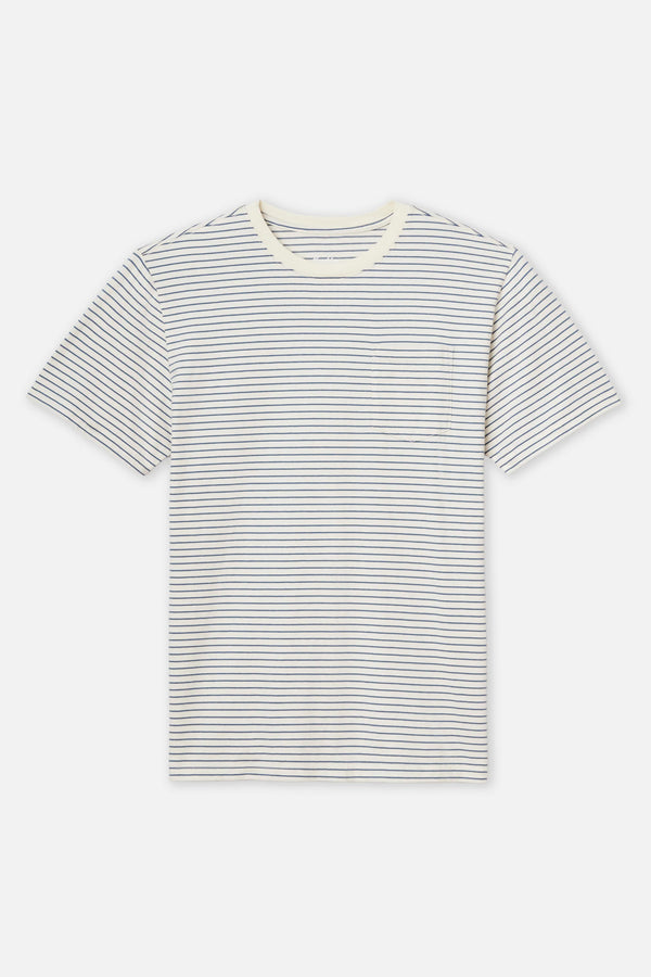 Finley Pocket Tee - Captain Blue