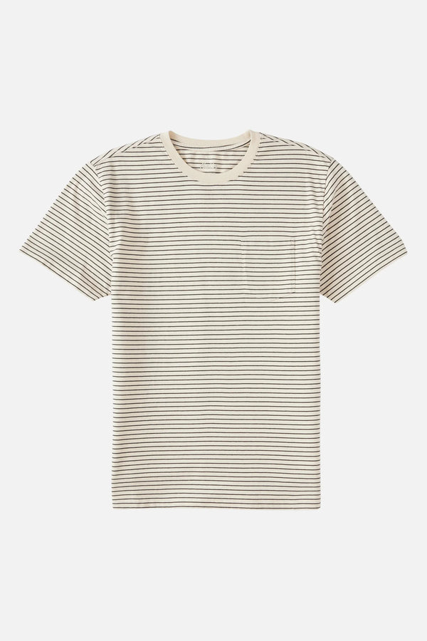 Finley Pocket Tee - Vapor / Black Wash