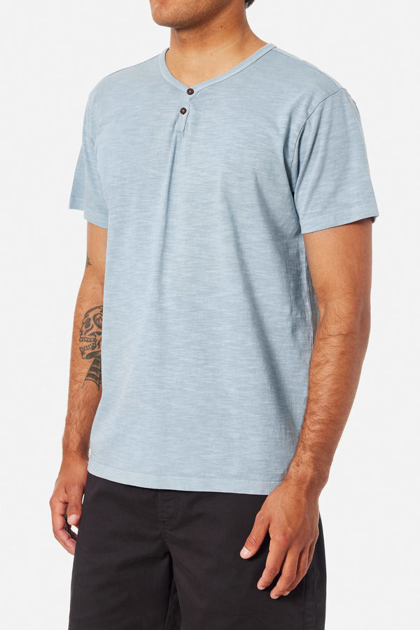 Folk Henley - Air Force Blue Pigment Dye