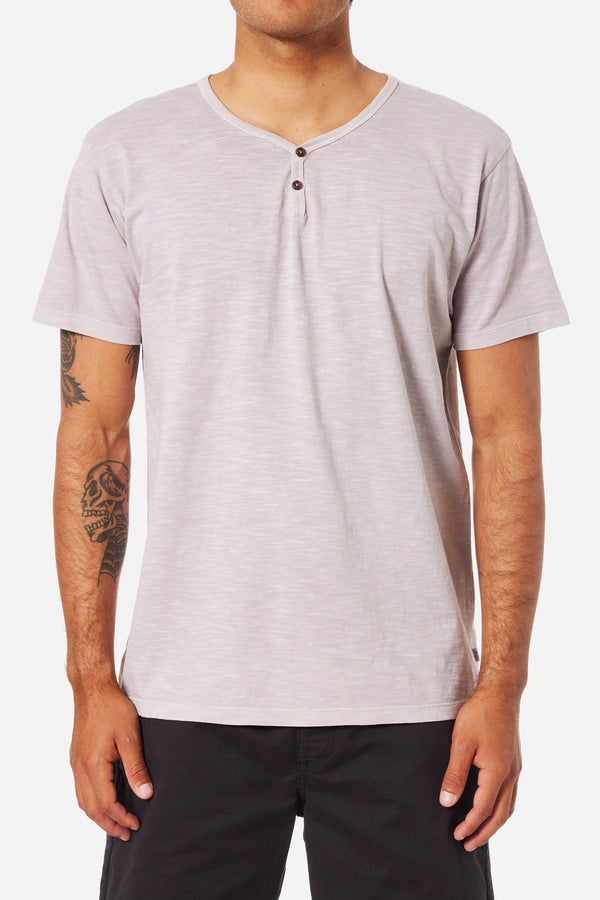 Folk Henley - Light Lavender Pigment Dye