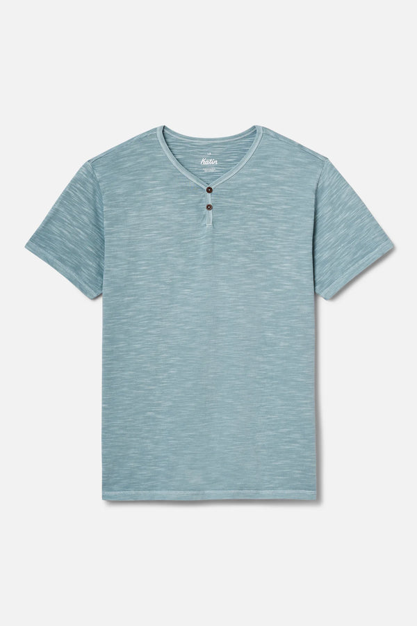 Folk Henley - Air Force Blue