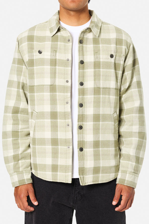 Harold Plaid Jacket - Moss