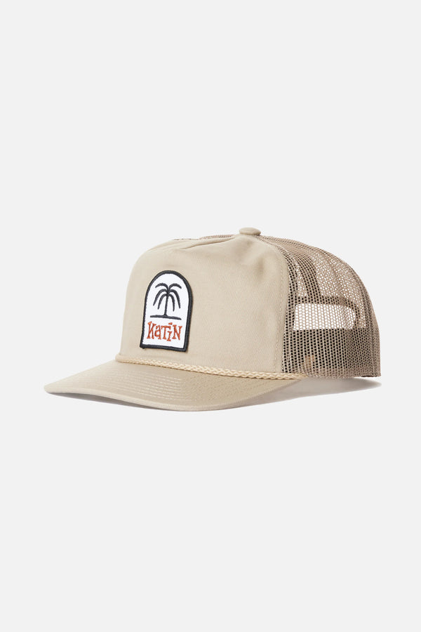 K-Palm Trucker Hat - Khaki