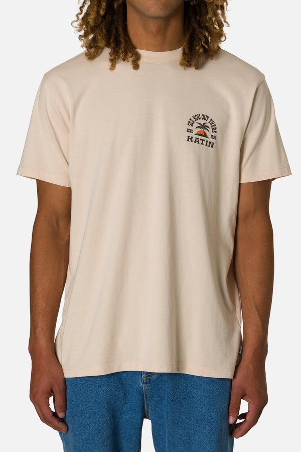 Nosara Tee - Almond Peach