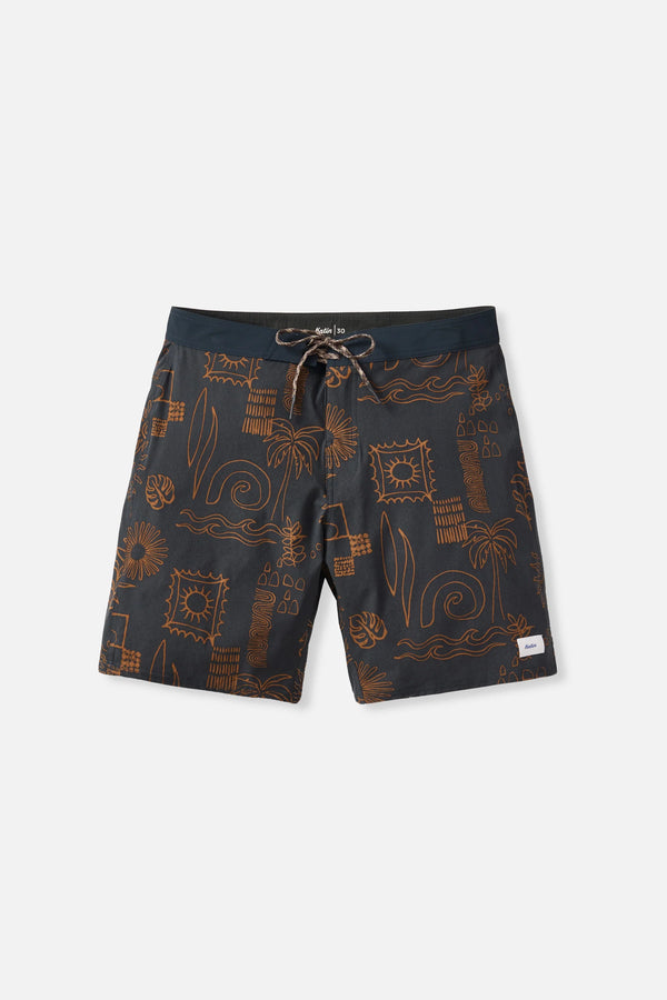 OTG Habitat Surf Trunk - Black Wash