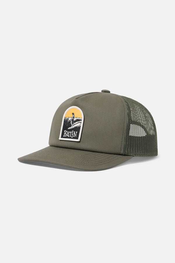 Saxon Trucker Hat - Olive
