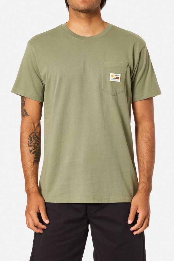 Sunstone Pocket Tee - Sage