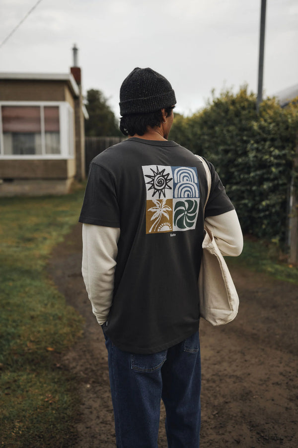 Realm Tee - Black Wash