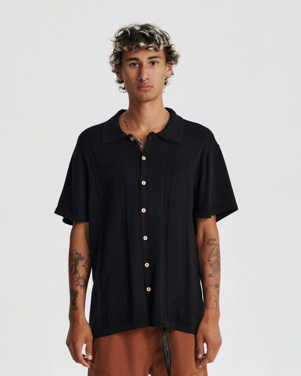 Trader Knit Shirt - Black