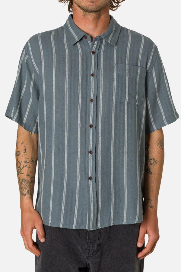Alan Shirt - Tempest Blue