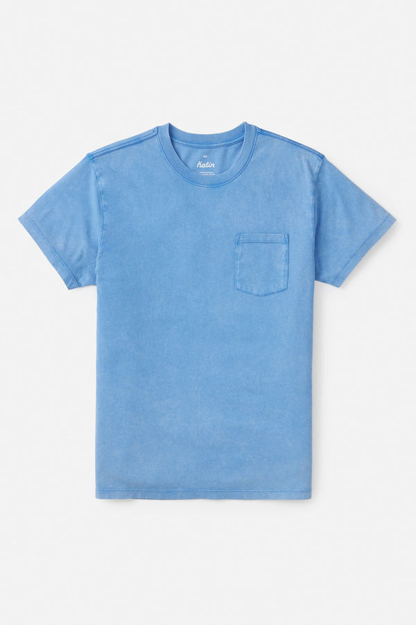 Base Tee - Bay Blue Sand Wash