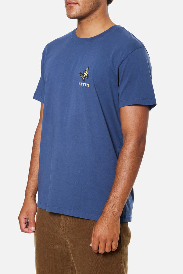 Monarch Tee - Washed Blue