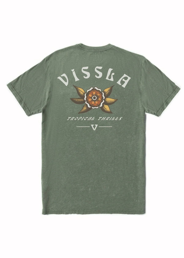 Inklines Cosmic Wash SS Tee - Sage