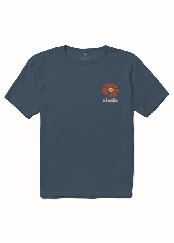 Seaside Serenade Organic Tee - Dark Denim