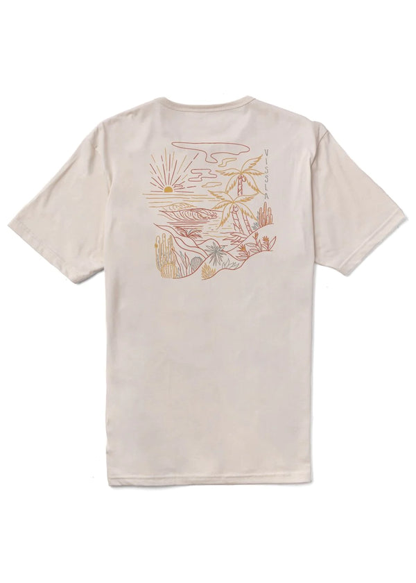 Desert Barrels Organic Pocket Tee - Bone