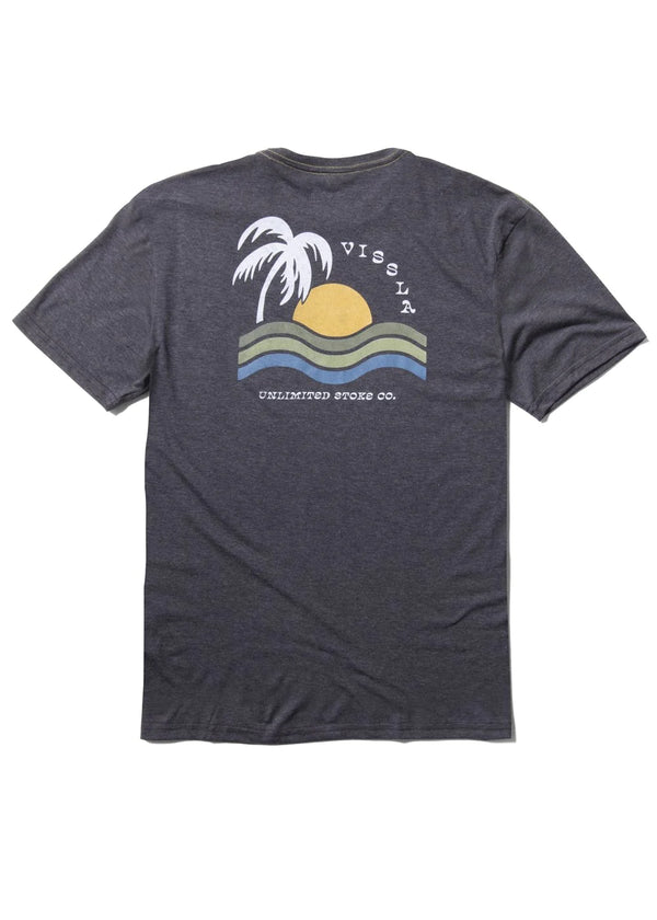 High Tide Comp Lite Performance Tee - Black Heather