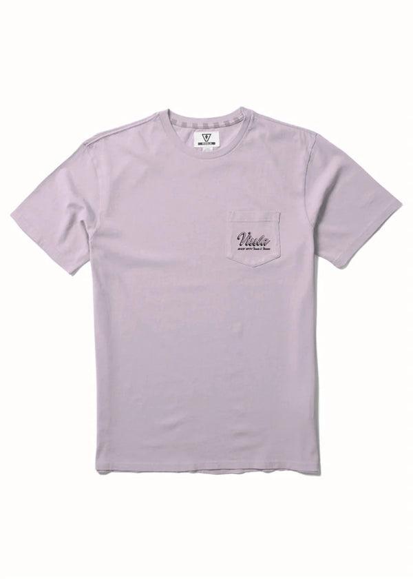 Handmade SS Pocket Tee - Dusty Lilac