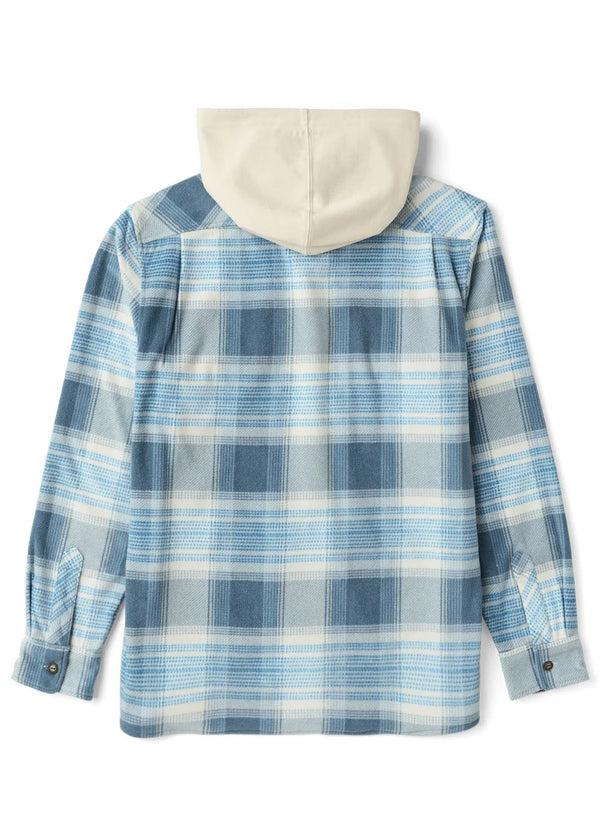 Eco-Zy Polar Flannel Shirt Jacket - Blue Haze