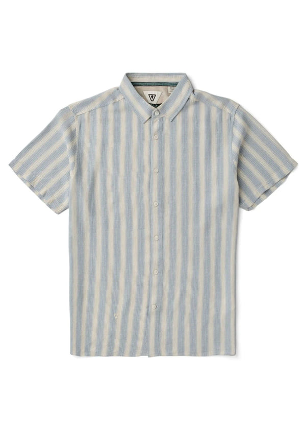 Grad Stripe SS Shirt - Faded Denim