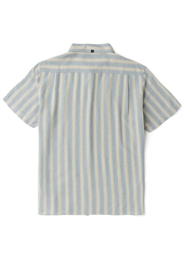 Grad Stripe SS Shirt - Faded Denim