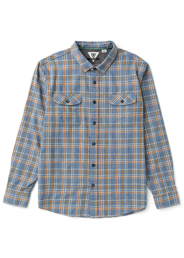 Central Coast Eco LS Flannel - Blue Haze
