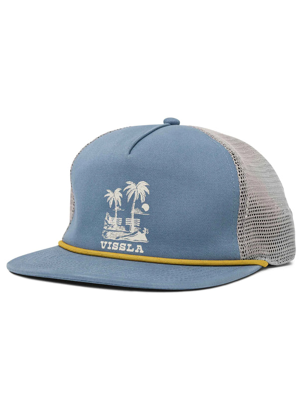 Double Shaka Trucker Hat - Blue Haze