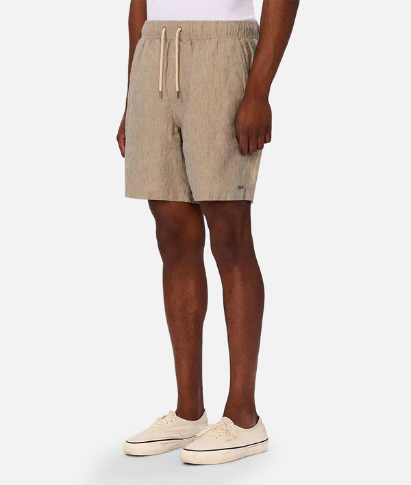 The Summerland Short - Taupe/Navy