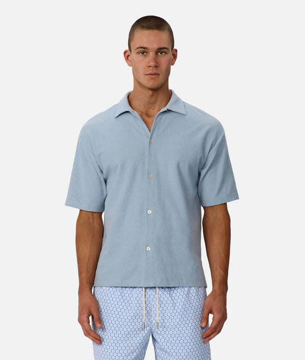 The Mercer SS Shirt - Aqua