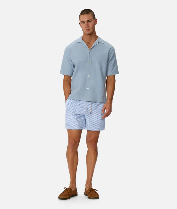 The Mercer SS Shirt - Aqua