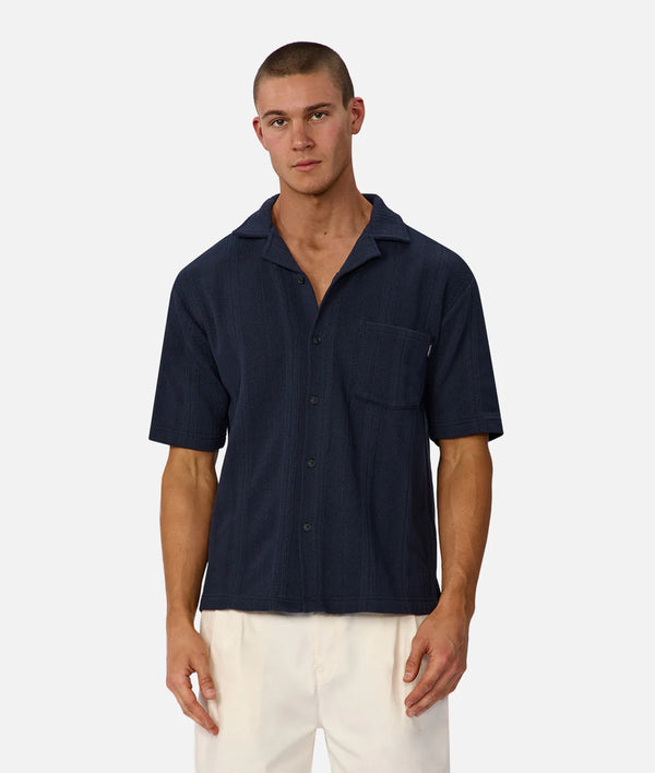 Malaga SS Shirt - New Navy