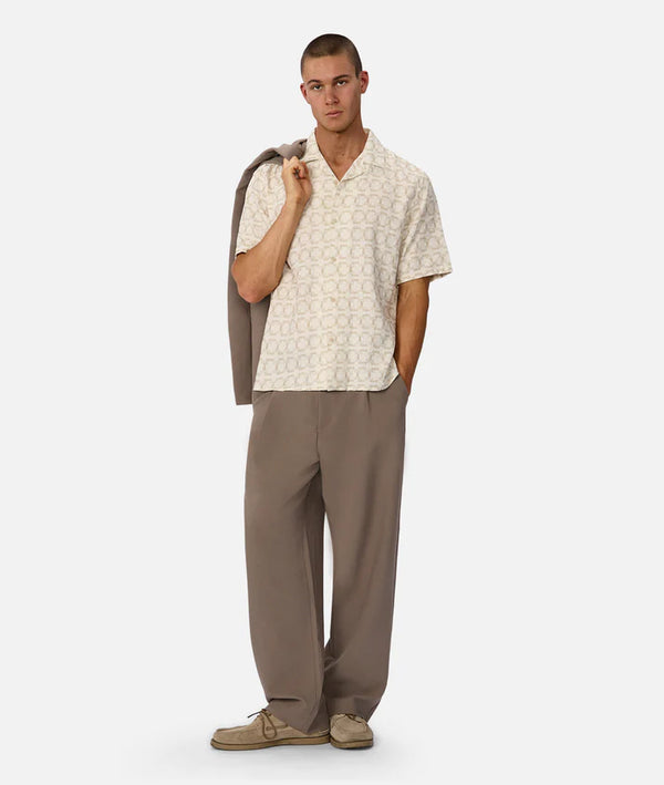 Santana Shirt - Cream Olive