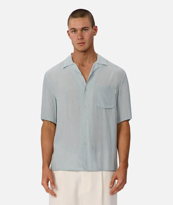 The Hermosa SS Shirt - Steel Turquoise