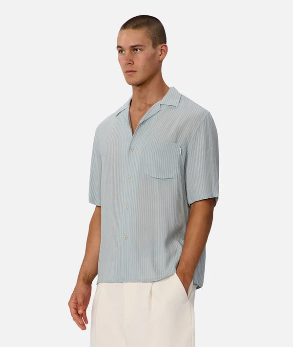 The Hermosa SS Shirt - Steel Turquoise