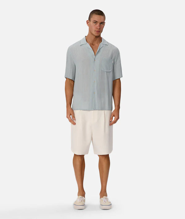 The Hermosa SS Shirt - Steel Turquoise