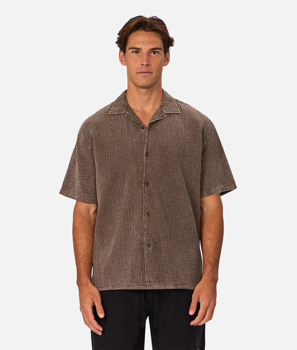 The Canyon SS Shirt - Bark
