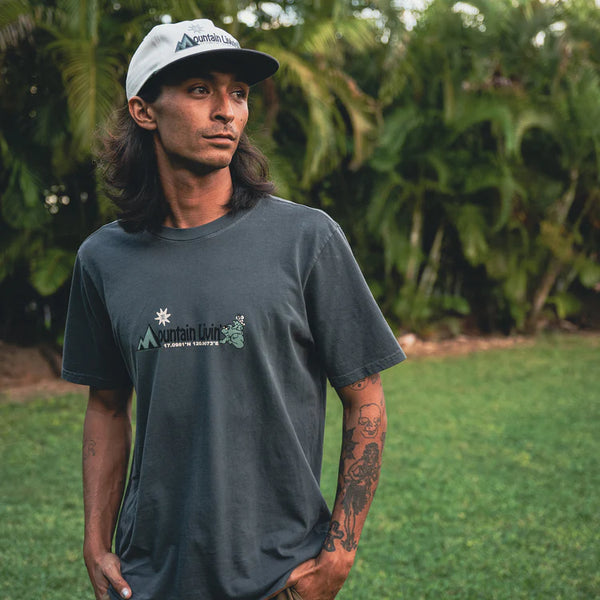 Mountain Livin Premium Tee - Charcoal