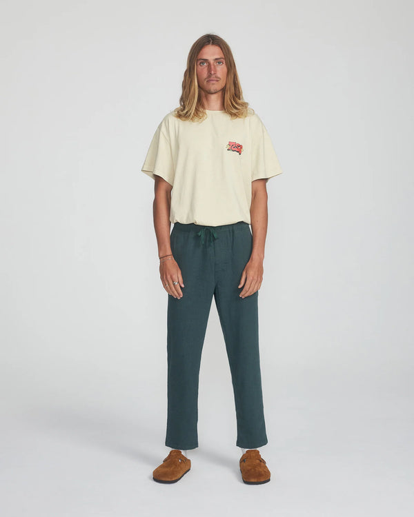 Cruiser Linen Pant - Green