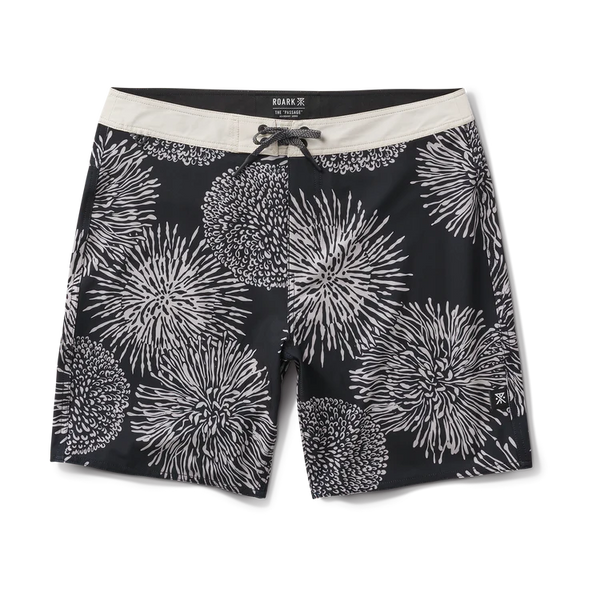 Passage Boardshort - Black Floral
