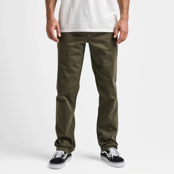 Highway 128 Straight Fit Broken Twill Jeans - Military