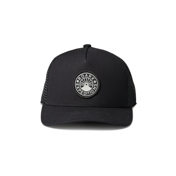 Station Trucker Snapback Hat - Black