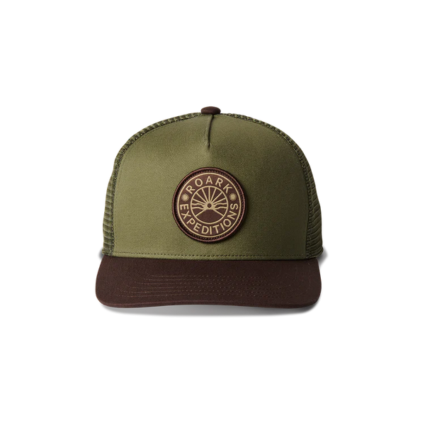 Station Trucker Snapback Hat - Dark Military
